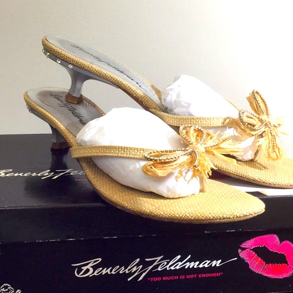 Beverly Feldman Bling Sandals